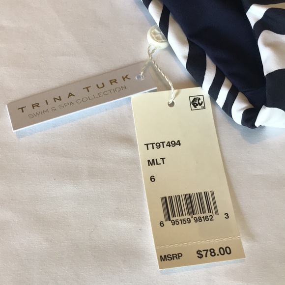 Trina Turk Reversible Zebra String Bikini Bottom NWT - Picture 7 of 11